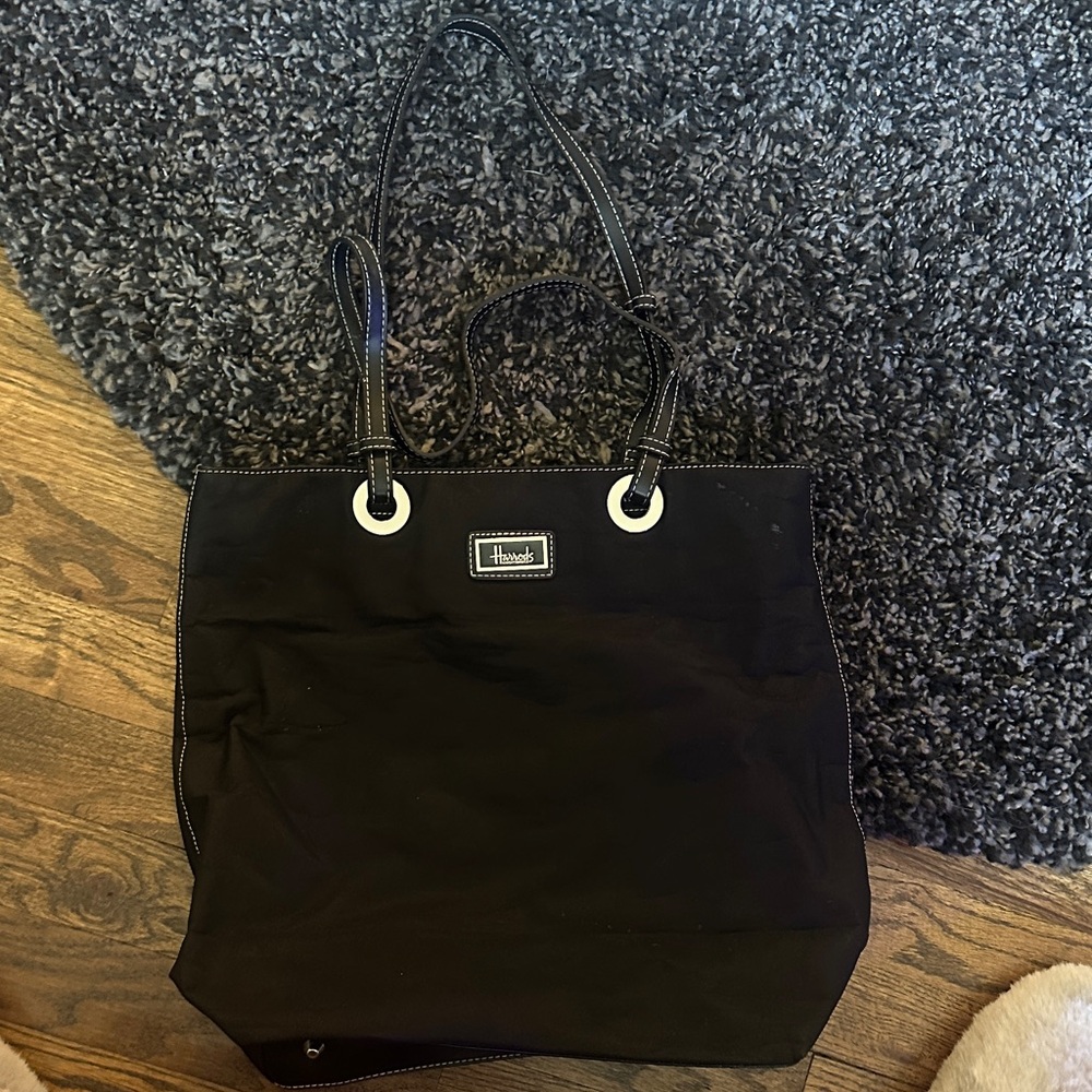 Harrods Classic Black Tote